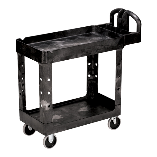 Chariot utilitaire robuste - 4500-88, 2 tiers, 17-1/8" x 33-1/4" x 39", Capacit&eacute; 500 lb OSI Industrial Sales