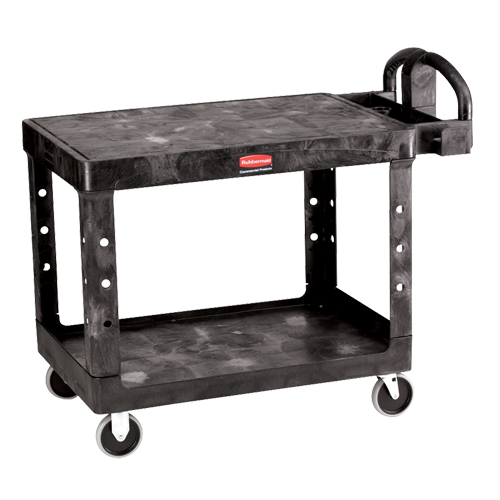 Flat Shelf Heavy Duty Utility Cart - 4525-00, 2 Tiers, 25-7/8" x 33-3/10" x 43-9/10", 500 lbs. Capacity OSI Industrial Sales