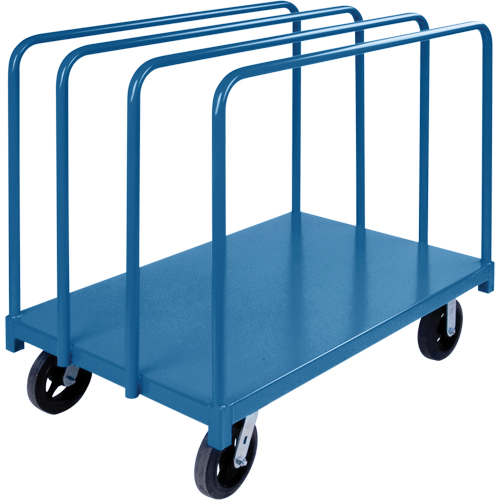 Chariot robuste pour transport de panneaux avec rails &agrave; palier unique, 48" x 30" x 45", Capacit&eacute; 2000 lb OSI Industrial Sales