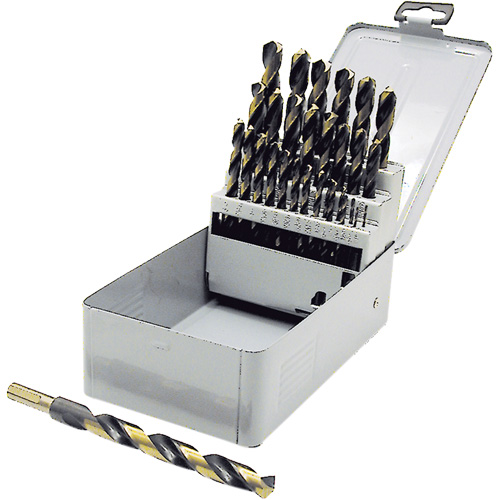 BG29RS Premium JET-KUT B & G Reduced Shank Drill Bit Set, 29 Pieces, High Speed Steel OSI Industrial Sales