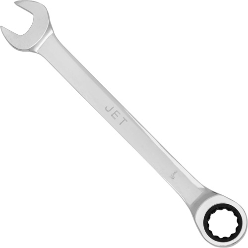 Non-Reversible Long Pattern Ratcheting Combination Wrench, 9 mm, Chrome Finish OSI Industrial Sales