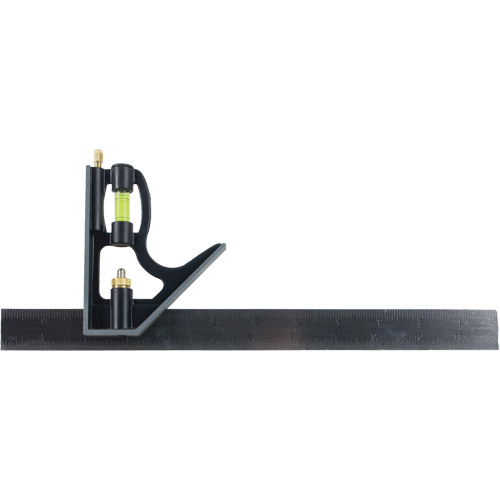 Combination Square, 12" L, Stainless Steel, Plain OSI Industrial Sales