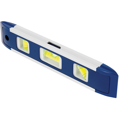 Torpedo Level, 9" L, Aluminum, 3 Vials, Magnetic OSI Industrial Sales