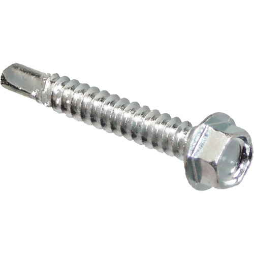 Self Drill Hex Washer, 1" x 10" L, Zinc Plated OSI Industrial Sales