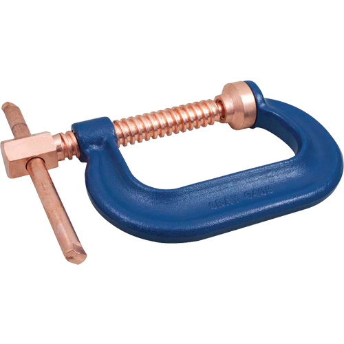 Heavy-Duty Forged C-Clamp, 10" (254 mm) Capacity, 5" (127 mm) Throat Depth OSI Industrial Sales