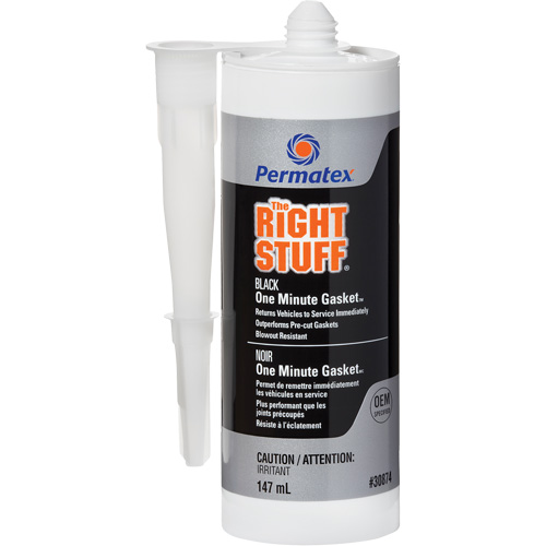 The Right Stuff&reg; Gasket Maker, Cartridge, Black OSI Industrial Sales