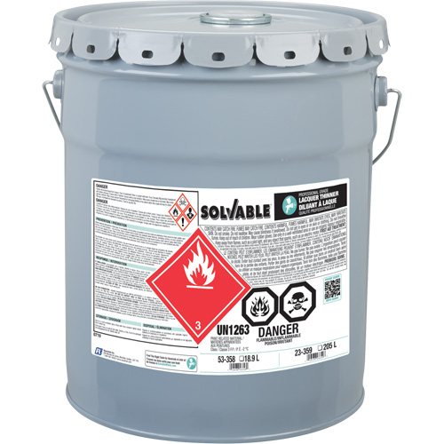 Diluant pour laque de calibre professionnel, Seau, 18,9 L OSI Industrial Sales