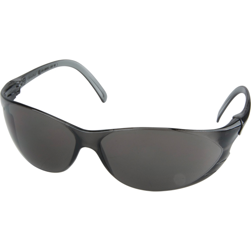 Twister Series Safety Glasses, Grey/Smoke Lens, Anti-Scratch, ANSI Z87+/Meets/Exceeds CSA Z94.3 OSI Industrial Sales