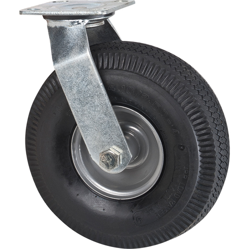 Roulettes de rechange pour chariots &agrave; plateforme robustes, Pivotant, 10" (254 mm), Pneumatique, 400 lb (181 kg) OSI Industrial Sales