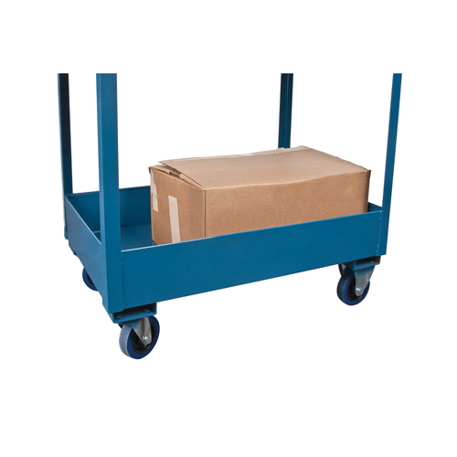 Deep Lipped Service Cart, 2 Tiers, 24" W x 47" H x 36" D, 1200 lbs. Capacity OSI Industrial Sales