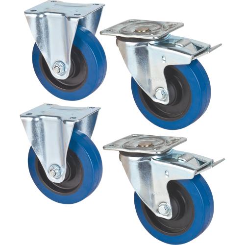 Support pour boîtes de carton - Jeu de roulettes en option OSI Industrial Sales