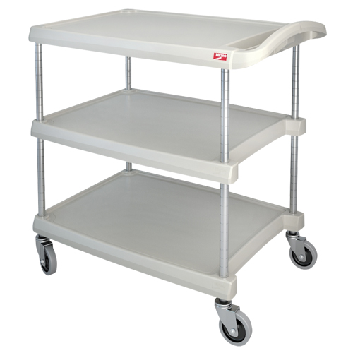 myCart Utility Cart, 3 Tiers, 20" x 35-1/2" x 30", 400 lbs. Capacity OSI Industrial Sales