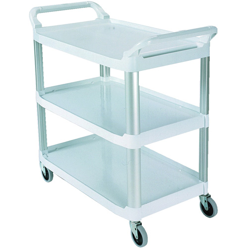 Chariot avec tablette et parois ouvrantes, 3 tiers, 40" x 37" x 20", Capacit&eacute; 300 lb OSI Industrial Sales