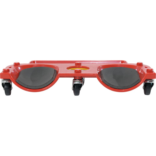 Rolling Knee Dolly, Plastic, Red, 350 lbs. Capacity OSI Industrial Sales