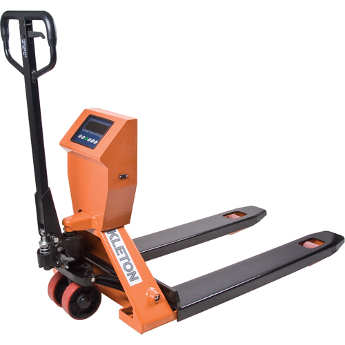 Digital Scale Pallet Truck, 44.5" L x 27" W, 4400 lbs. Cap. OSI Industrial Sales