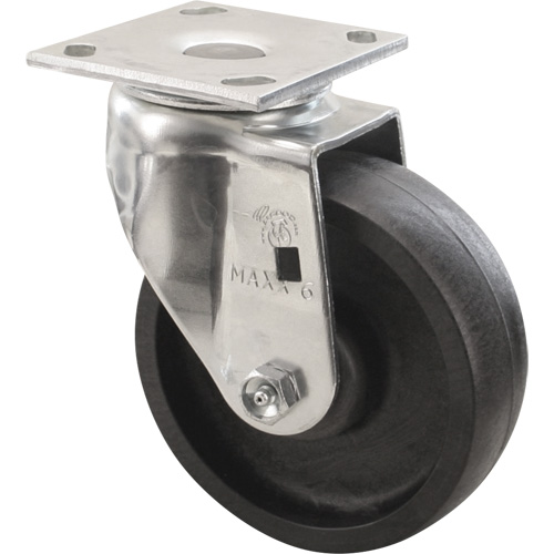 Roulette Emaxx RollX remplie de verre, Pivotant, 4" (101,6 mm), Nylon, 1200 lb (544,3 kg) OSI Industrial Sales