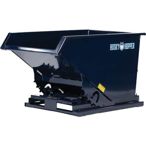 Conteneur autobasculeur, Acier, 1-1/2 vg³, Bleu OSI Industrial Sales