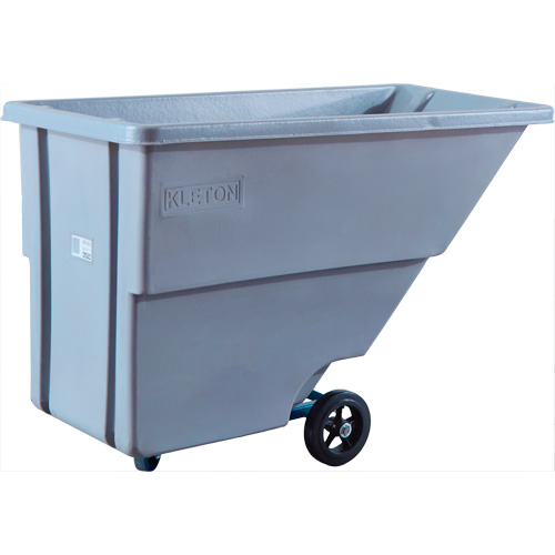 Tilt Truck, Polyethylene, 0.625 cu. yd., 500 lbs. Load Capacity OSI Industrial Sales