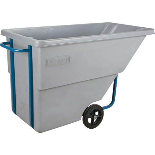 Tilt Truck, Polyethylene, 0.625 cu. yd., 850 lbs. Load Capacity OSI Industrial Sales