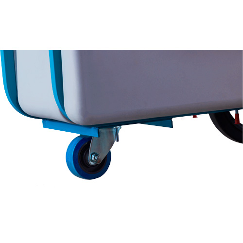 Chariot basculeur en acier, Poly&eacute;thyl&egrave;ne, 0,625 vg³, Capacit&eacute; de charge de 850 lb OSI Industrial Sales