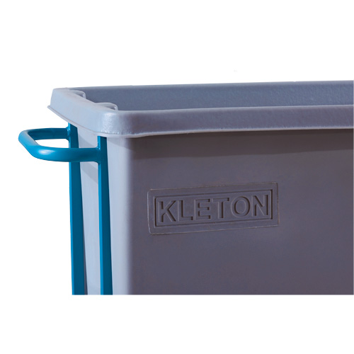 Chariot basculeur en acier, Poly&eacute;thyl&egrave;ne, 0,625 vg³, Capacit&eacute; de charge de 850 lb OSI Industrial Sales