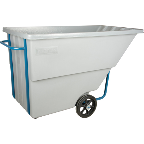 Tilt Truck, Polyethylene, 1.1 cu. yd., 1250 lbs. Load Capacity OSI Industrial Sales