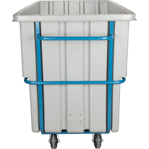 Chariot basculeur en acier, Poly&eacute;thyl&egrave;ne, 1,1 vg³, Capacit&eacute; de charge de 2000 lb OSI Industrial Sales