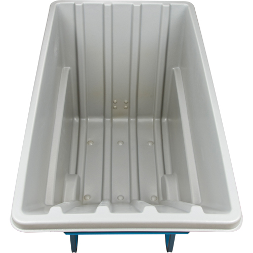 Chariot basculeur en acier, Poly&eacute;thyl&egrave;ne, 1,1 vg³, Capacit&eacute; de charge de 2000 lb OSI Industrial Sales