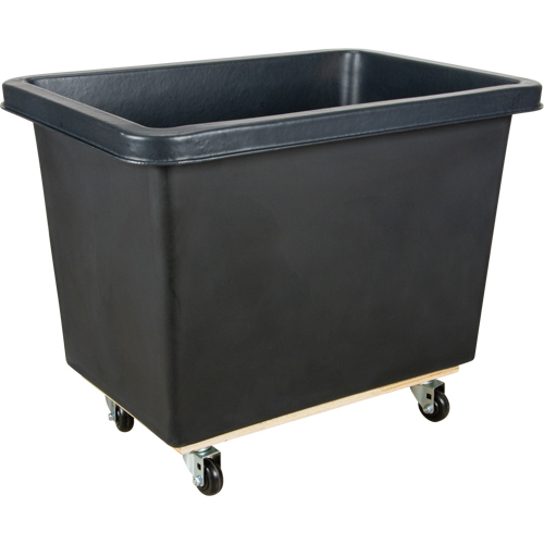 Tapered Wall Box Truck, Polyethylene, 43" L x 30" W x 33" H, 16 cu. ft. Volume, 500 lbs. Capacity OSI Industrial Sales