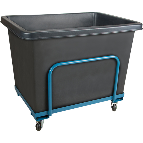 Tapered Wall Box Truck, Polyethylene, 43" L x 30" W x 33" H, 16 cu. ft. Volume, 800 lbs. Capacity OSI Industrial Sales