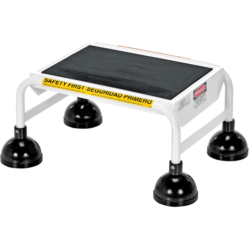 Stop-Step Ladders, 1 Steps, 16" Step Width, 9-9/16" Platform Height, Steel OSI Industrial Sales
