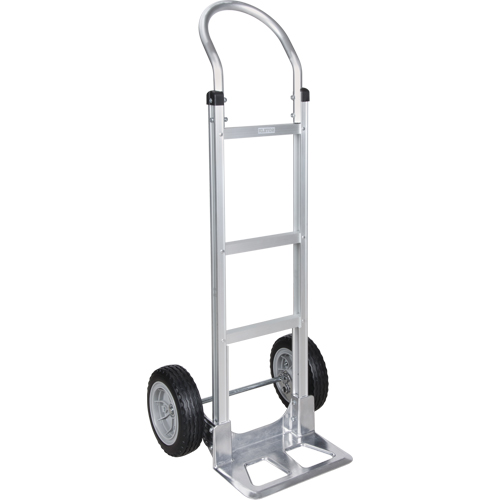 Knocked Down Hand Truck, Continuous Handle, Aluminum, 49-5/8" Height, 500 lbs. Capacity OSI Industrial Sales