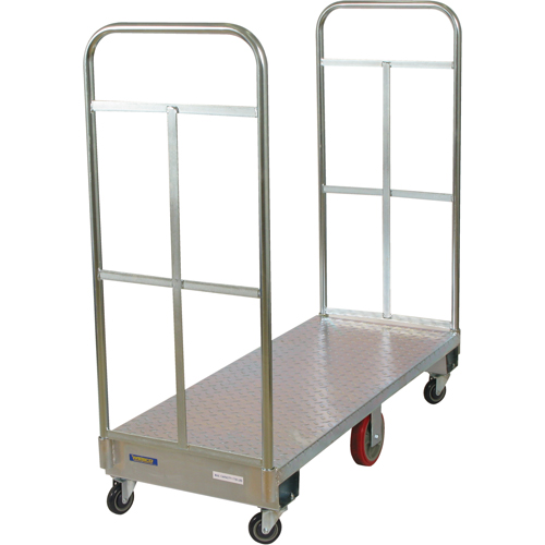 U-Boat Platform Truck, 60" L x 24" W, 1750 lbs. Capacity, Polyurethane Casters OSI Industrial Sales