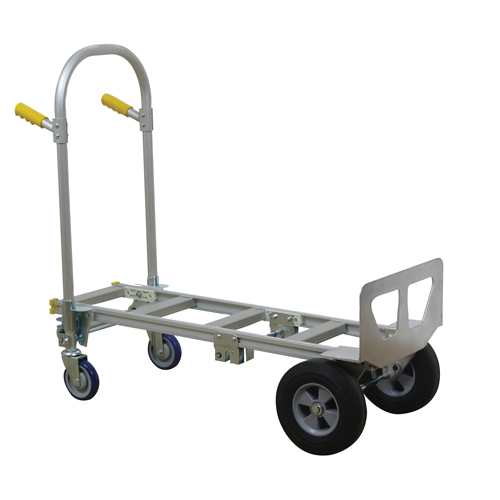 SPTN-JR-T18-SR Spartan Jr. Convertible Hand Truck, Aluminum, 1000 lbs. Capacity OSI Industrial Sales