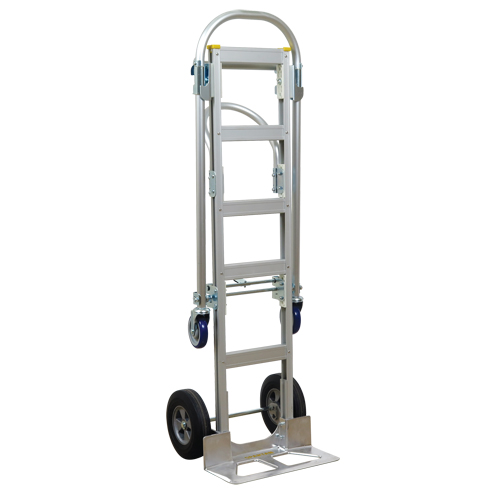 SPTN-SR-T18-SR Spartan Sr. Convertible Hand Truck, Aluminum, 1000 lbs. Capacity OSI Industrial Sales