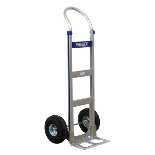 Cobra-Lite Hand Truck - 410-T14-P, Continuous Handle, Aluminum, 49" Height, 600 lbs. Capacity OSI Industrial Sales