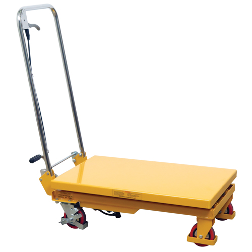 Table &eacute;l&eacute;vatrice &agrave; ciseaux hydraulique, 17,75" lo x 27,5" la/27-1/2" lo x 17-3/4" la, Acier, Capacit&eacute; 330 lb OSI Industrial Sales