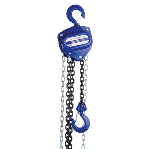 Chain Hoist, 20' Lift, 4000 lbs. (2 tons) Capacity, Load Chain Grade 80 Chain OSI Industrial Sales