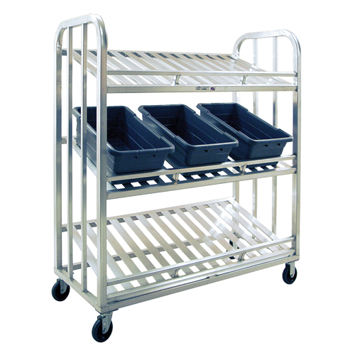 Picking Cart, 3 Tiers, 59" W x 67-1/2" H x 26" D, 1000 lbs. Capacity OSI Industrial Sales