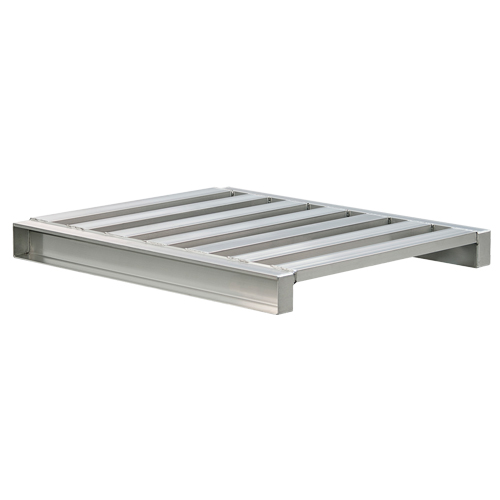 Palette &agrave; canaux en aluminium 2 c&ocirc;t&eacute;s OSI Industrial Sales