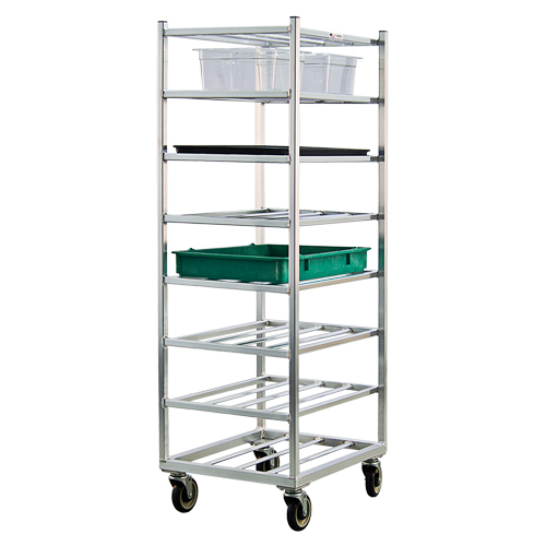Shelf Cart, 8 Tiers, 20-7/8" W x 67" H x 27" D, 600 lbs. Capacity OSI Industrial Sales