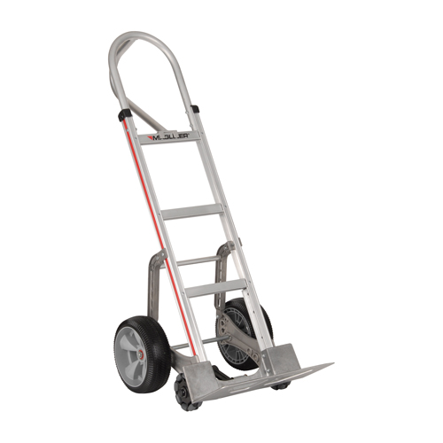 Self-Stabilizing Hand Truck, P-Handle Handle, Aluminum, 55'' Height, 500 lbs. Capacity OSI Industrial Sales