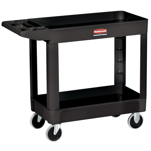 Chariot utilitaire robuste - 4500-89, 2 tiers, 25-7/8" x 33-1/4" x 45-1/4", Capacit&eacute; 500 lb OSI Industrial Sales