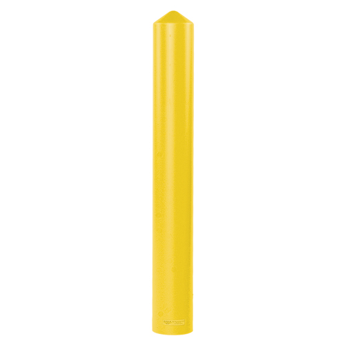 Enveloppe lisse pour butoir, 8" dia. x 56" l, Jaune OSI Industrial Sales