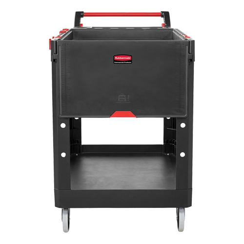 Heavy-Duty Adaptable Utility Cart, 2 Tiers, 25-1/5" x 36" x 51-1/2", 500 lbs. Capacity OSI Industrial Sales