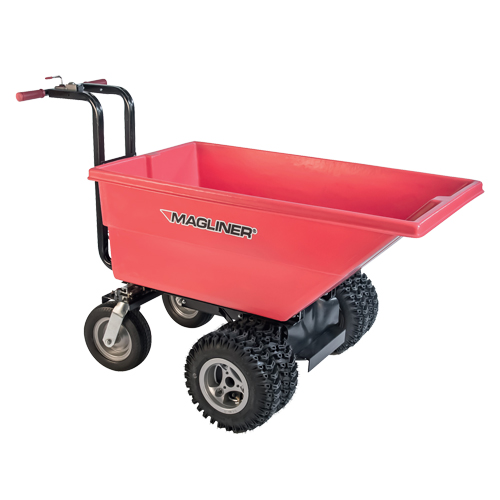 Chariot &agrave; bascule motoris&eacute;, Capacit&eacute; 6 cu.ft., 40" h x 33-1/2" la x 56" p OSI Industrial Sales