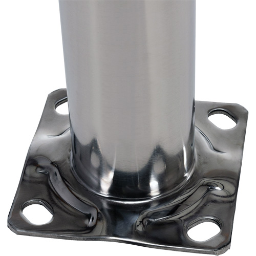 Butoir de s&eacute;curit&eacute;, Acier inoxydable, 36" h x 8" la, Argent OSI Industrial Sales