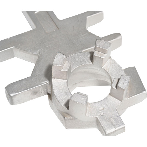 Cl&eacute; pour baril, Ouverture de 3/4"/2", Poign&eacute;e 9-1/2", Acier inoxydable OSI Industrial Sales