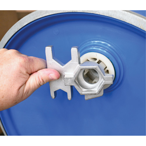 Cl&eacute; pour baril, Ouverture de 3/4"/2", Poign&eacute;e 9-1/2", Acier inoxydable OSI Industrial Sales