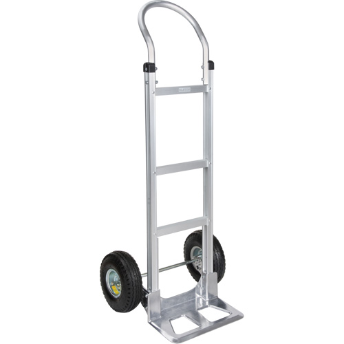 Knocked Down Hand Truck, Continuous Handle, Aluminum, 49-5/8" Height, 500 lbs. Capacity OSI Industrial Sales